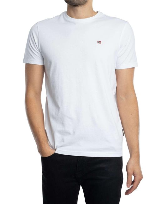 Napapijri White Salis Regular T-shirt for men