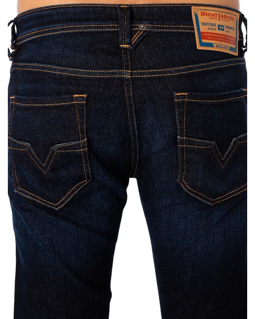 DIESEL Blue 1985 Larkee Regular Jeans for men