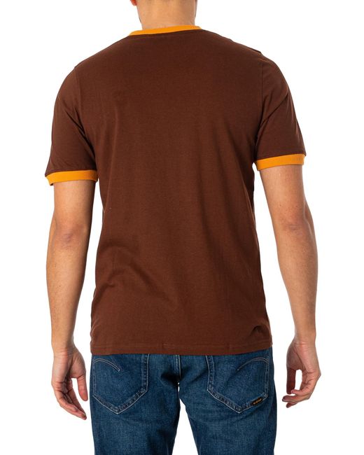 Fila Brown Marconi T-shirt for men