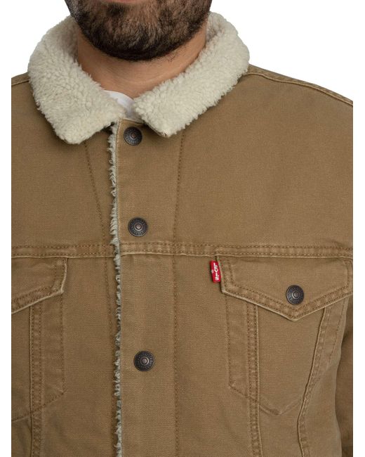Levi's Natural Type 3 Sherpa Trucker Jacket for men