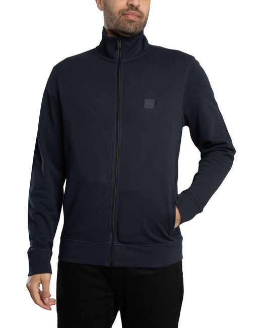 Boss Blue Zestart Track Jacket for men