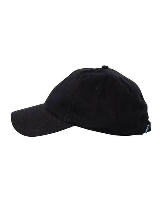 Lacoste Black Side Logo Baseball Cap for men