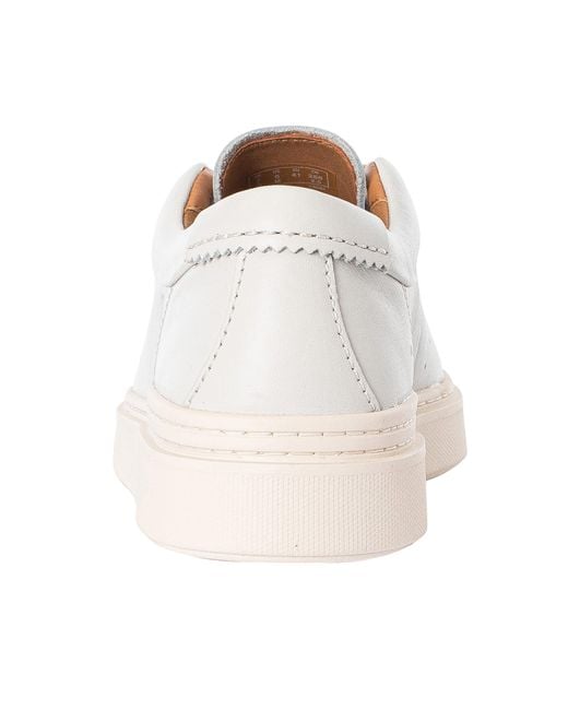Clarks Natural Craft Swift Leather Trainers for men