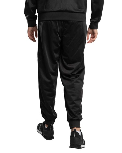 EA7 Black Gym Zip Hoodie Tracksuit for men