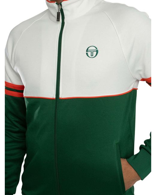 Sergio Tacchini Green Orion Track Jacket for men
