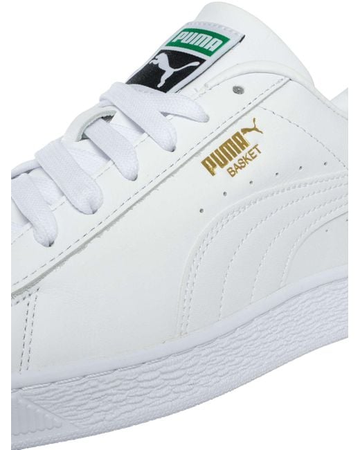 PUMA White Basket Classic Xxl Trainers for men