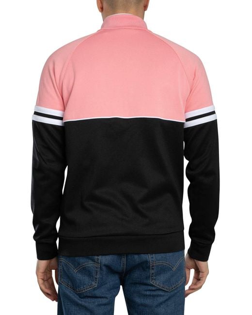 Sergio Tacchini Black Orion Track Jacket for men