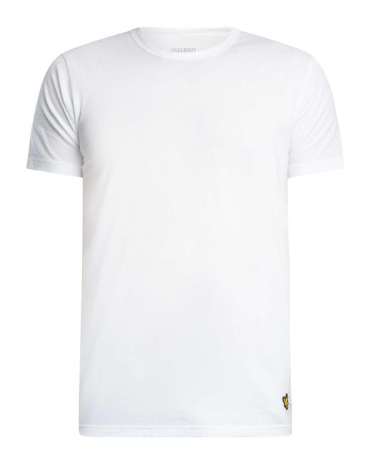 Lyle & Scott Black Basic 3 Pack T-shirt for men