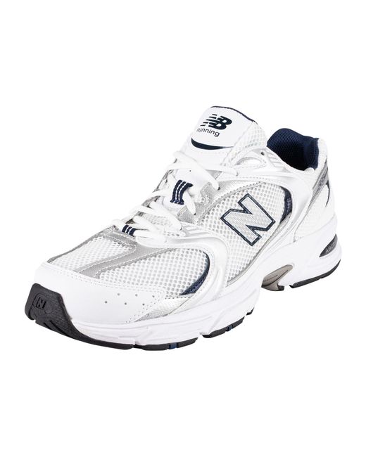 New Balance White 530 Running Mesh Trainers for men