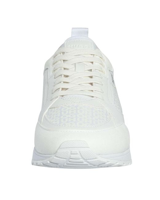 HUGO White Icelin Runner Trainers for men