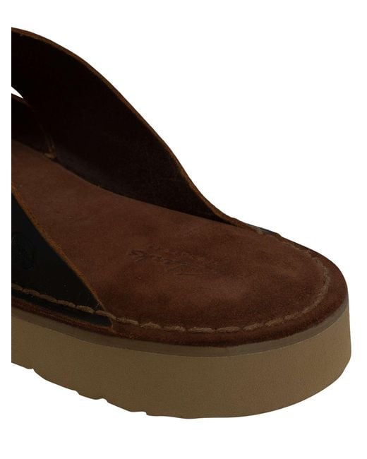 Clarks Brown Solsbury Strap Sandals for men