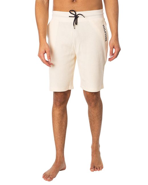 Tommy Hilfiger Natural Lounge Logo Sweat Shorts for men