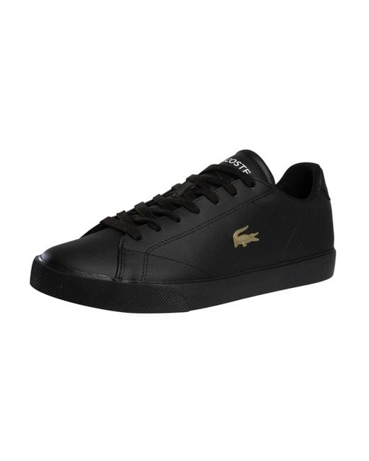 Lacoste Black Lerond Set 225 2 Cma Leather Trainers for men
