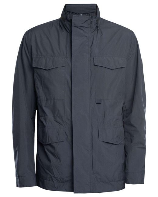 Ted Baker Blue Nylon Field Jacket for men