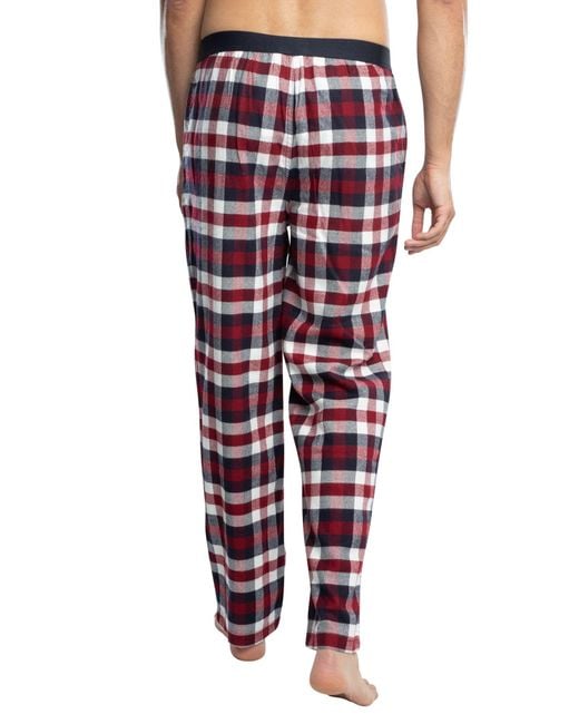 Tommy Hilfiger Blue Flannel Pyjama Bottoms for men