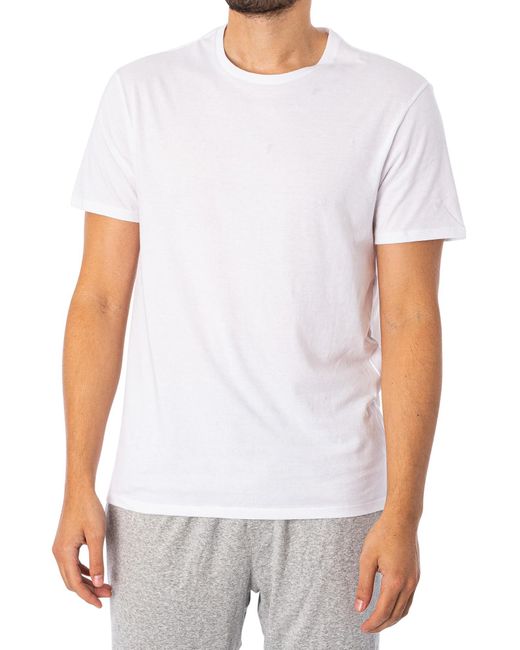 Lacoste White 3 Pack Crew T-shirt for men