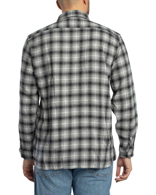 Levi's Gray Jackson Worker Plaid Shirt for men