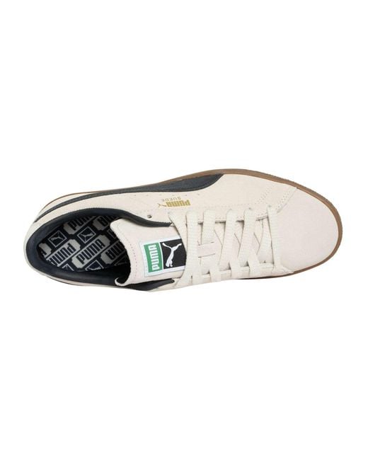 PUMA White Suede Terrace Trainers for men