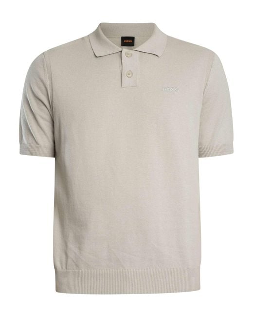 Boss Gray Asac Polo Shirt for men