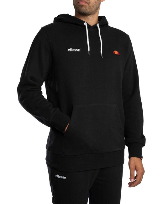 Ellesse Black Traccota Pullover Hood Tracksuit for men