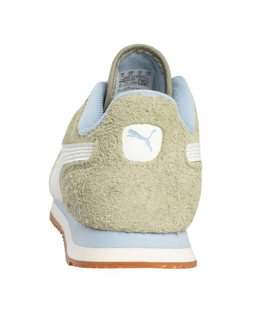 PUMA White Roma Anniversario Suede Trainers for men