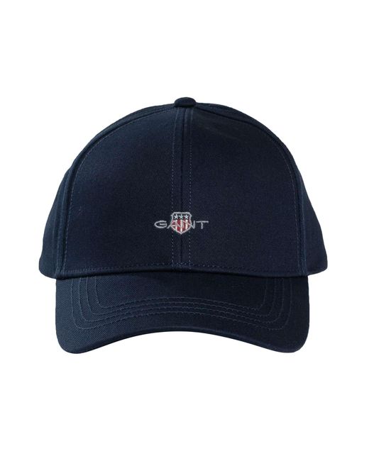 Gant Blue High Shield Cotton Cap for men