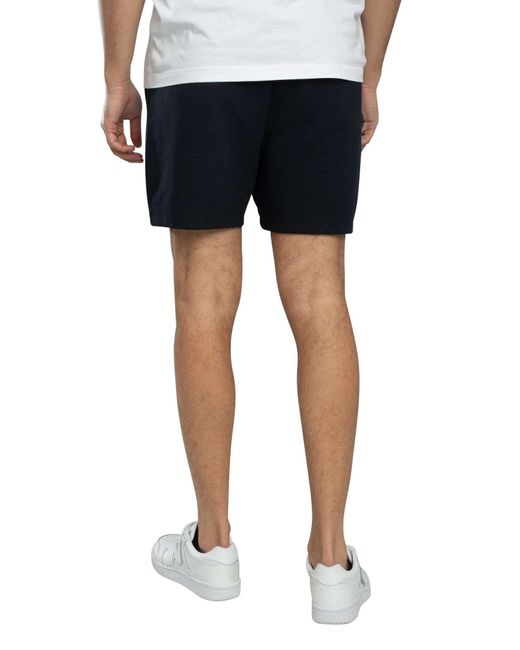Lyle & Scott Blue Pique Track Sweat Shorts for men