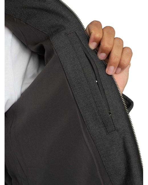Gant Gray Insulated Flannel Jacket for men