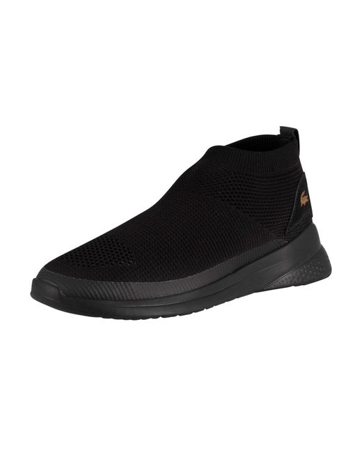 Lacoste Black Lt Fit Sock 120 2 Sma Mesh Trainers for men