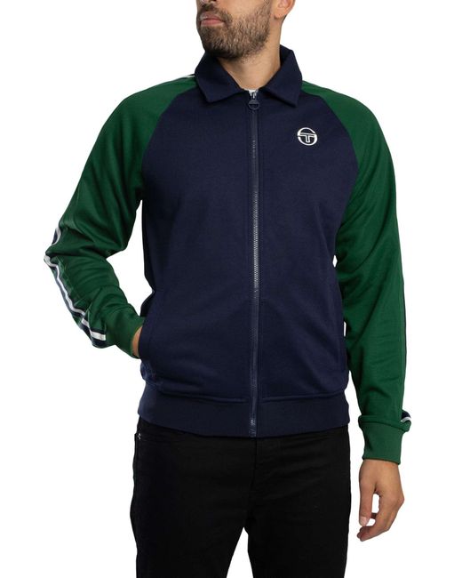 Sergio Tacchini Blue Renshaw Track Jacket for men
