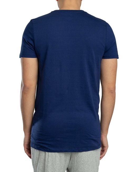 Calvin Klein Blue 3 Pack Classic Lounge T-shirt for men