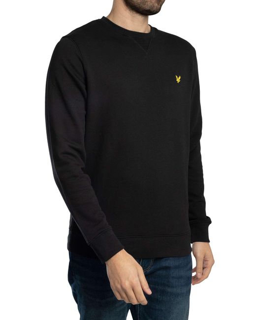Lyle & Scott Black Logo Sweatshirt for men