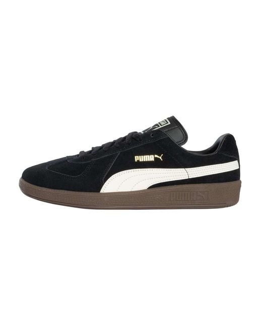 PUMA Black Army Suede Trainers for men