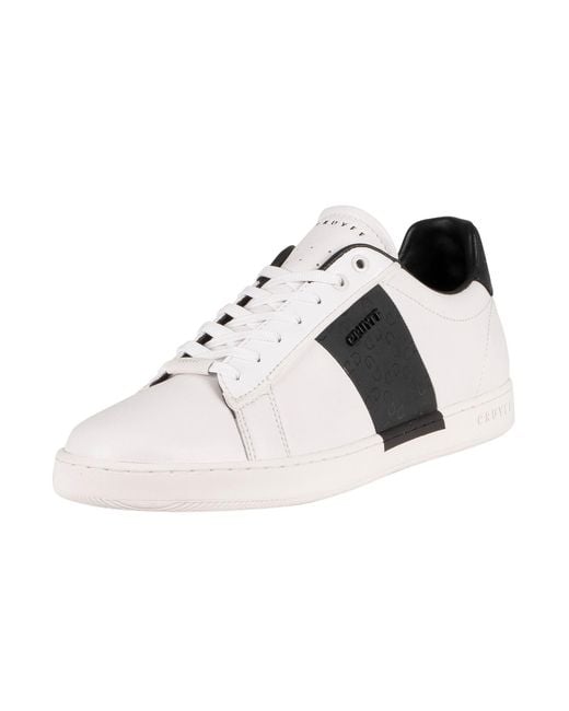 Cruyff Gross Matte Leather Trainers in White for Men | Lyst Canada