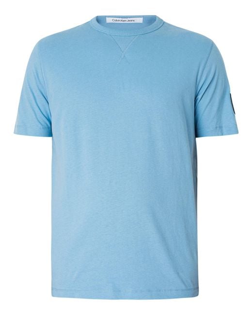 Calvin Klein Blue Badge Regular T-shirt for men