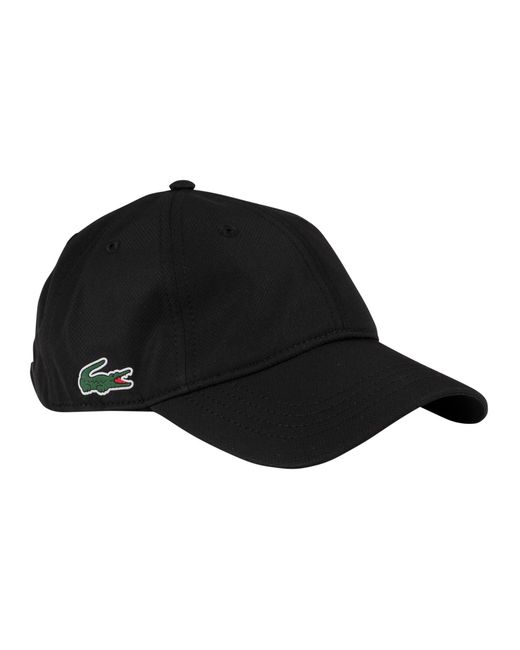Lacoste Black Logo Baseball Cap for men