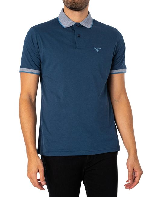 Barbour Blue Cornsay Polo Shirt for men
