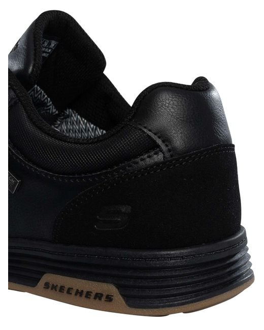 Skechers Black Cavell Sparkman Waterproof Trainers for men