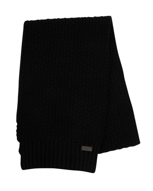 Barbour Black Ramside Beanie & Scarf Gift Set for men