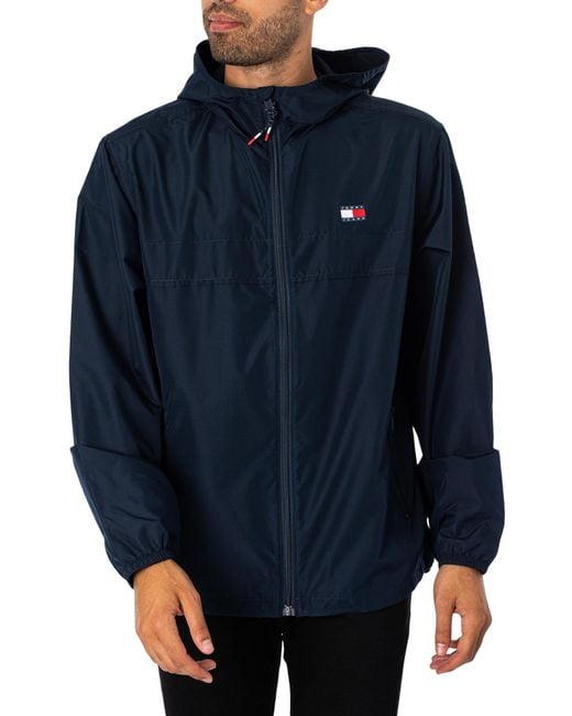 Tommy Hilfiger Blue S Tjm Lw Chicago Ext Dm0dm20204 Windbreaker Jacket for men