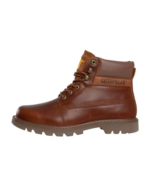 Caterpillar Brown Colorado 2.0 Leather Boots for men