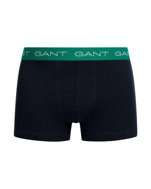 Gant Blue 3 Pack Trunks for men