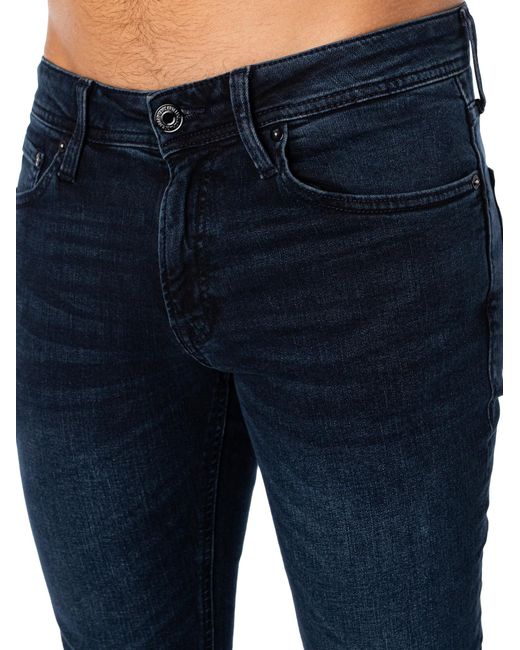 Jack & Jones Blue Liam Original 004 Skinny Jeans for men
