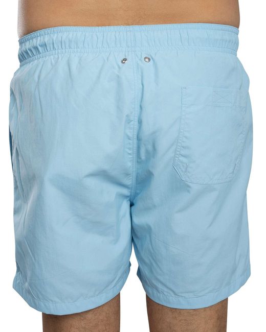 Gant Blue Logo Swim Shorts for men