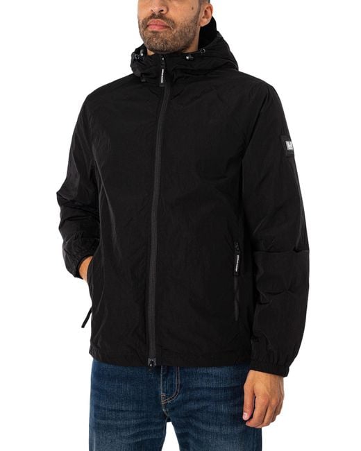 Weekend Offender Black Technician Facemask Jacket for men