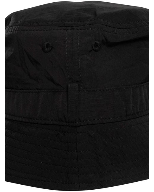 Weekend Offender Black Long Beach Bucket Hat for men