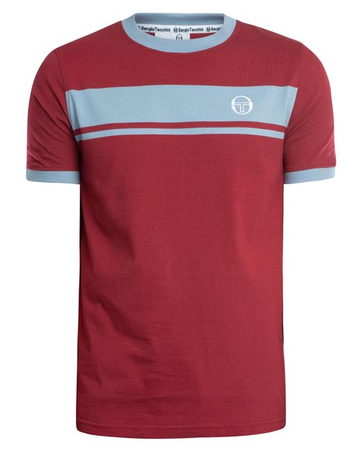 Sergio Tacchini Red Master T-shirt for men