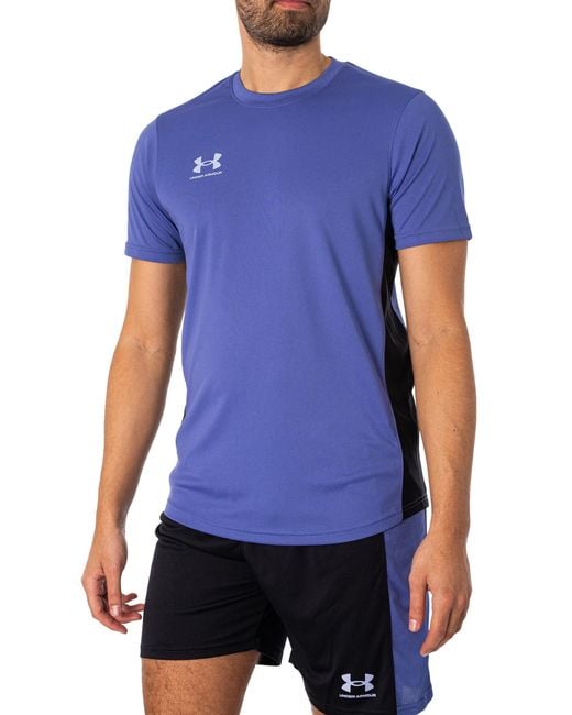 Under Armour Blue Challenger Training T-shirt for men