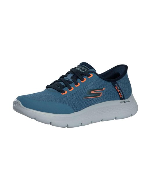 Skechers Blue Slip-ins Go Walk Flex Netro Trainers for men