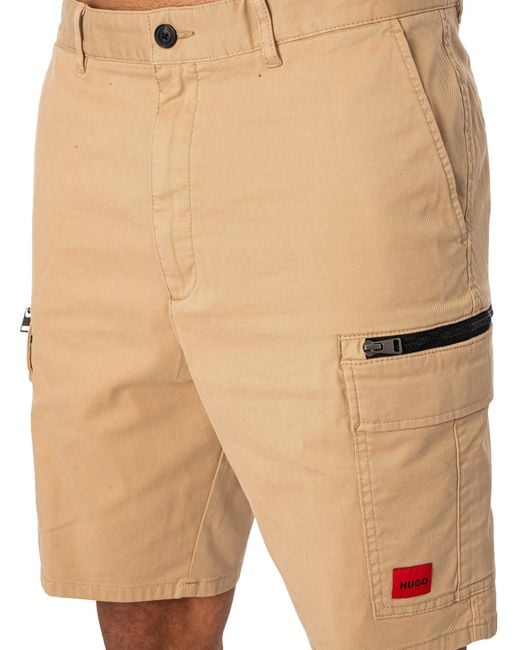 HUGO Natural Johny232d Cargo Shorts for men